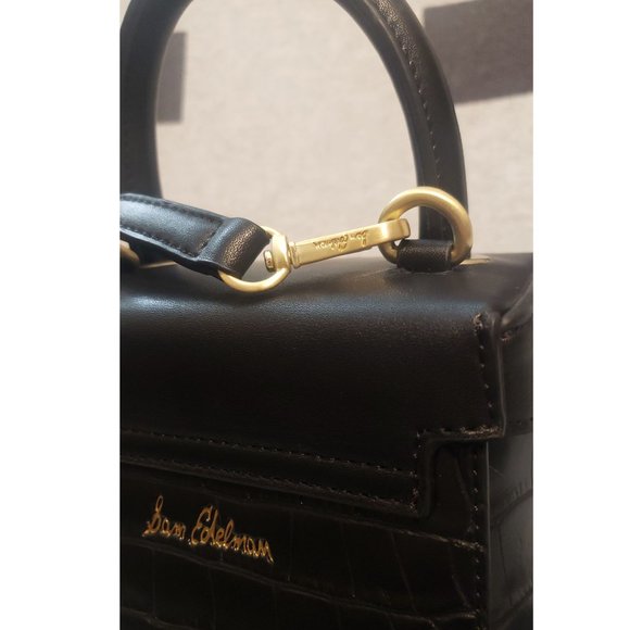 Sam Edelman Charlie Croc Box Bag - Picture 8 of 10